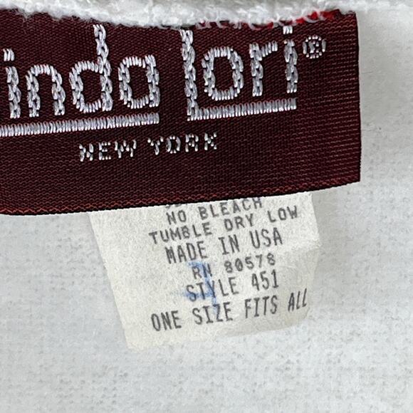 Linda Lori Vintage 90s 80s Deadstock Christmas Sweater Cardigan Oversized OSFM - Picture 4 of 13